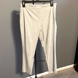 Capri- black and white pin stripe